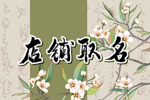 冷門且高級的店鋪名字 新穎獨特的店鋪取名